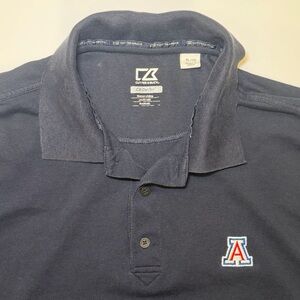 Cutter & Buck Arizona Wildcats Polo Shirt Men’s XL Navy Blue Embroidered Logo